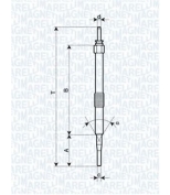 MAGNETI MARELLI - 062900033304 - Свеча накаливания MINI ONE, TO YARIS